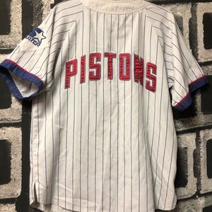 Pistons vintage STARTER baseball jersey